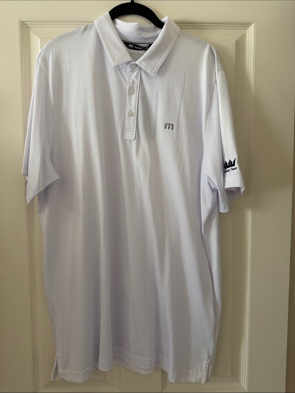 Travis Mathew Men's White Performance Polo Brand new tags